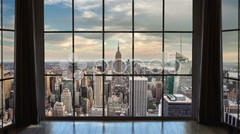 New York City View from Window Stock Footage,#View#City#York#Footage ...