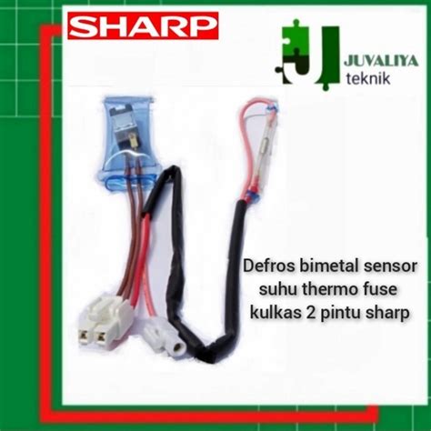 Jual Sensor Bimetal Defrost Suhu Thermo Fuse Kulkas Sharp Pintu