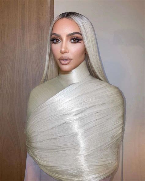 Kim Kardashian Haircut 2022 Blonde