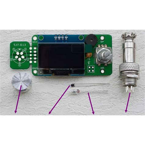 Mạch trạm hàn T12, JBC 245, JBC 210 Màn hình OLED - Dụng cụ hàn điện