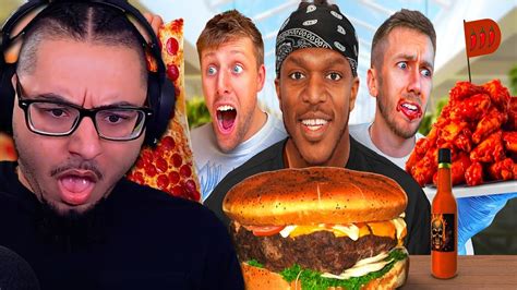 Sidemen World S Hardest Food Challenge Reaction Youtube