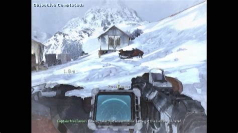 Call Of Duty Modern Warfare 2 Snow Mission Cliffhanger Clips Youtube