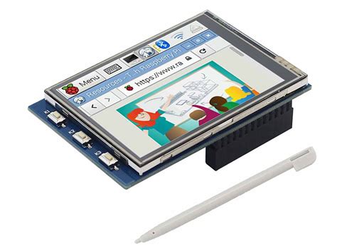 Pantalla TFT Táctil Resistiva 2,8” 320 x 240 px para Raspberry Pi