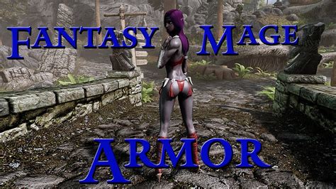 Skyrim Mod Fantasy Mage Armor CBBE 3BA Bodyslide PC XBox YouTube