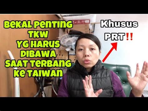 Bekal Penting Yg Harus Dibawa Saat Mau Terbang Ke Taiwan Untuk Bekerja