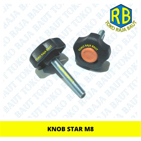 Knop Star M Baut Knob Star M Knob Star Kunci Baut Knop