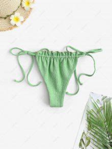 Ruffle Loincloth Bikini Bottom In LIGHT GREEN ZAFUL 2024