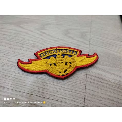 Jual Logo Bordir Wing Dishub Timbul Shopee Indonesia