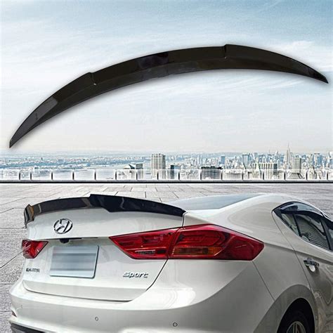 Amazon Glossy Black Rear Spoiler Wing Compatible With