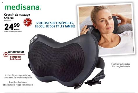 Promo Coussin De Massage Shiatsu Medisana Chez Lidl ICatalogue Fr