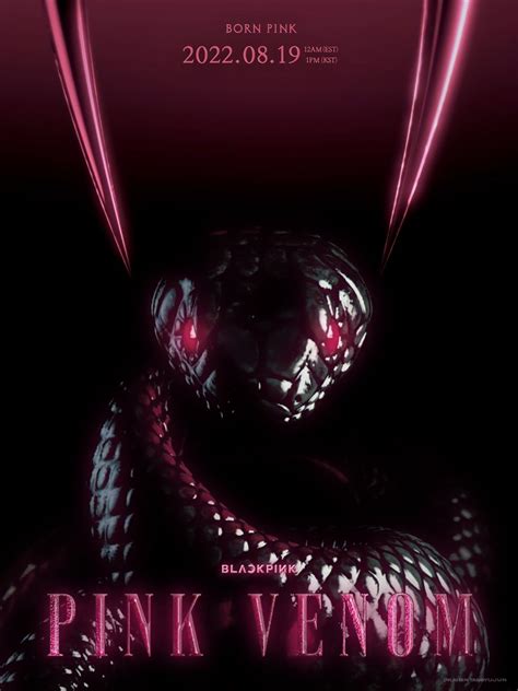 Blackpink Pink Venom Poster Fanmade Capas De Lbuns Tudo Sobre