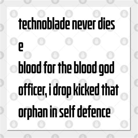 Technoblade Quotes Wall And Art Print | Technoblade in 2022 | Quotes ...