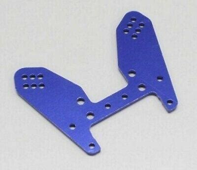 Support D Amortisseur Avant Bleu Aluminium Mp Kyosho