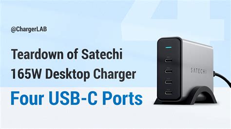 Teardown Of Satechi W Gan Desktop Charger Four Usb C Ports