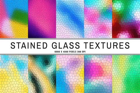 Stained Glass Textures Graphic By Creative Tacos Creative Fabrica