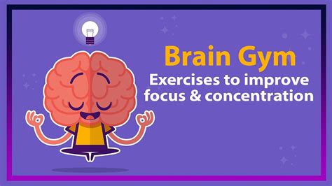 Brain Gym Exercises To Improve Focus Concentration Brain Gym YouTube