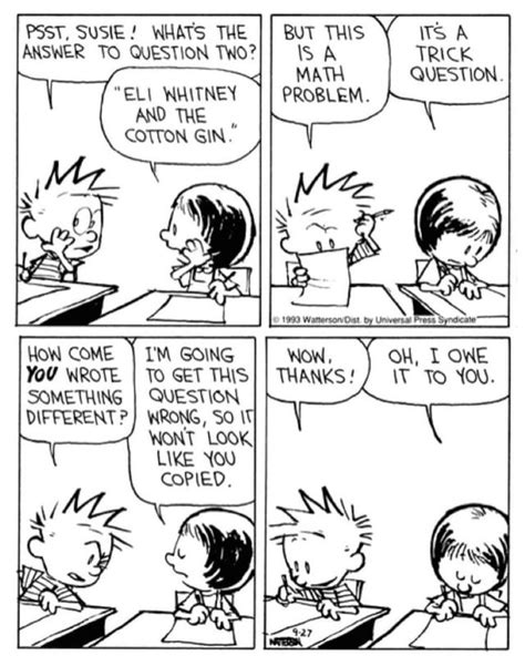 Psst, Susie! : r/calvinandhobbes