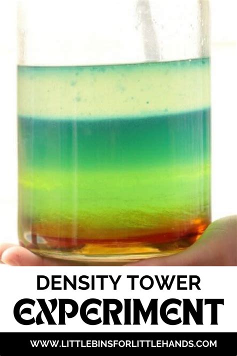 Amazing Liquid Density Experiment Little Bins For Little Hands Density Experiment Easy