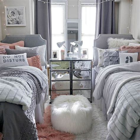 40+ Dorm Room Ideas Two Beds