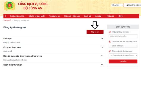 HƯỚNG DẪN ĐĂNG KÝ THƯỜNG TRÚ ĐĂNG KÝ TẠM TRÚ QUA DỊCH VỤ CÔNG TRỰC TUYẾN