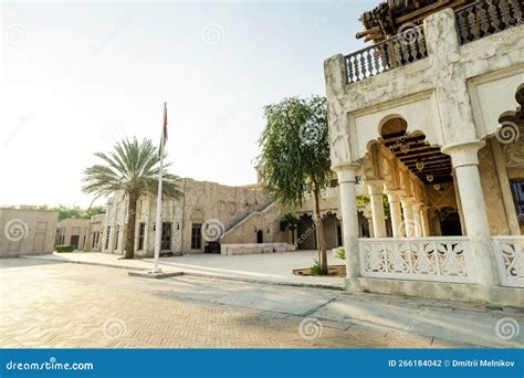 Old Dubai Traditional Arabic Streets In Historical Al Fahidi District