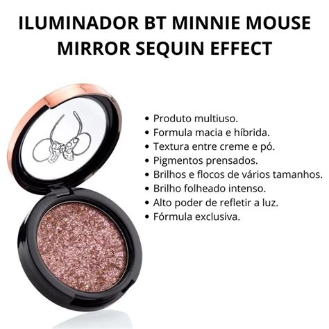 Iluminador Bruna Tavares Bt Minnie Mouse Mirror Sequin Effect G