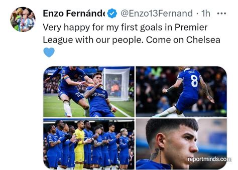 Enzo Fernandez Shines in Chelsea's Triumph Over Brighton with Debut Goals - Report Minds