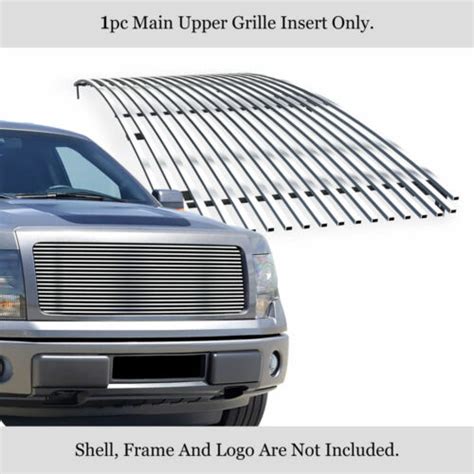 Fits 2009 2014 Ford F150 Stainless Steel Billet Grille Grill Insert Ebay