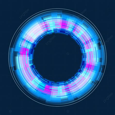 Science Fiction Png Picture Colorful Technology Ring Magic Circle The