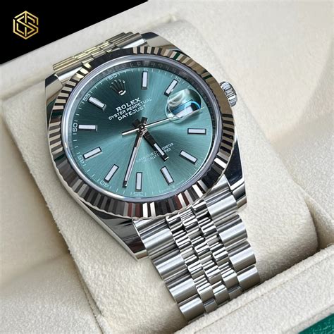 Rolex Datejust 34 1 41mm 126334 Correa Jubilee Esfera Verde