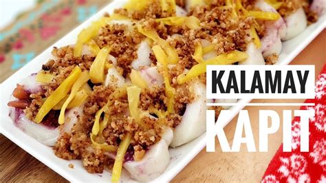 Kalamay Kapit Kakanin Kalamay Youtube Halaya Recipe Jackfruit