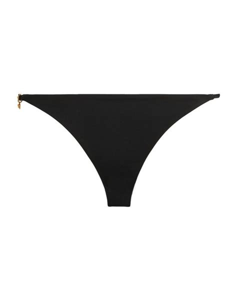 Versace Synthetic Vita Greek Bikini Bottoms In Black Lyst