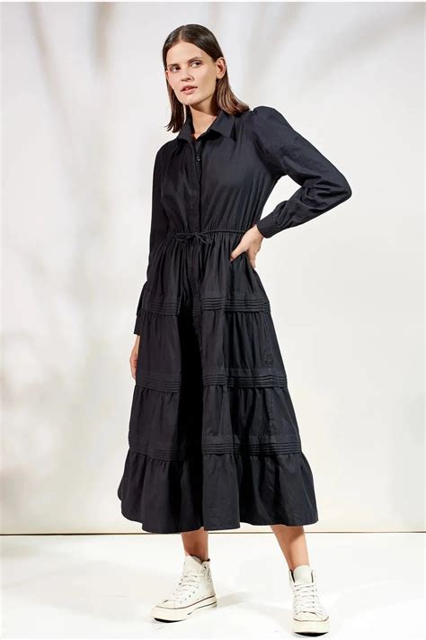 Rue Stiic Anni Maxi Dress Black Mount Surf Shop