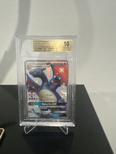 Pokemon Hidden Fates Shiny Vault CHARIZARD GX BGS 10 BGS10 PRISTINE