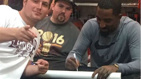 Jr Smith Smiles As He Autographs Pipe Nba Sporting News