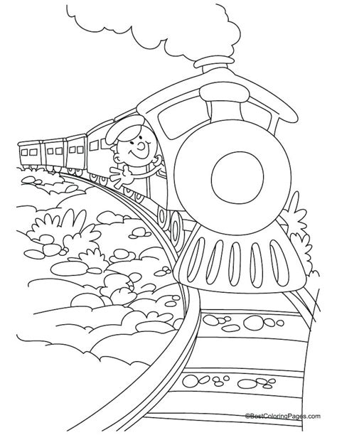 Polar Express Train Coloring Page at GetColorings.com | Free printable ...