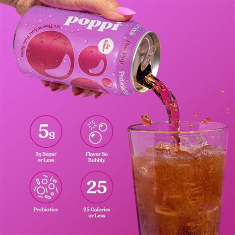 Bakers Poppi Doc Pop Prebiotic Soda Fl Oz En