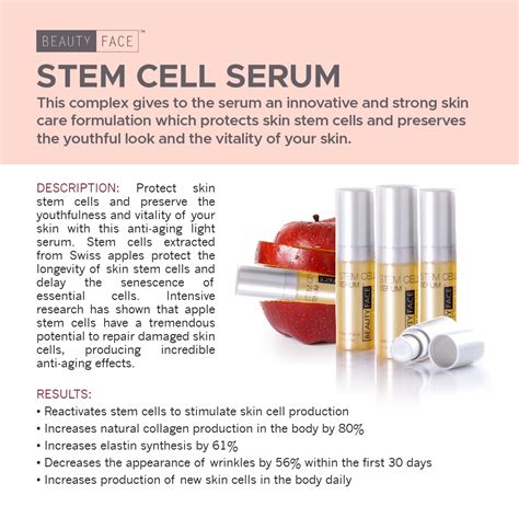 Stem Cell Serum Beauty Face