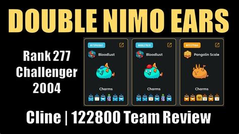 Double Nimo Ears Cline Team Review Youtube