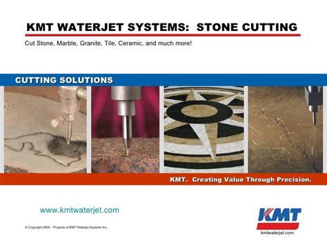 KMT Waterjet Systems Stone Cutting Presentation