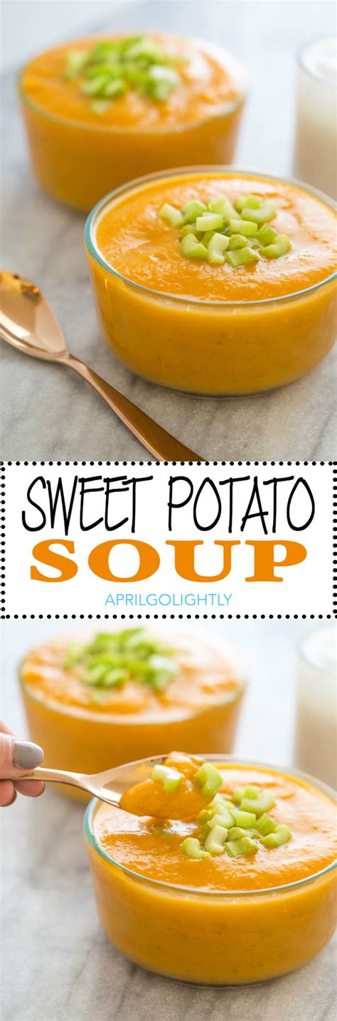 Easy Sweet Potato Soup Recipe Made In A Crockpot Vegan Vegitarian With Silk Nut Sweet Potato