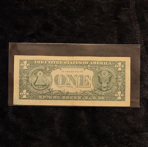 2013 One Dollar Bill Rare Six of Kind Serial Number With Bookends