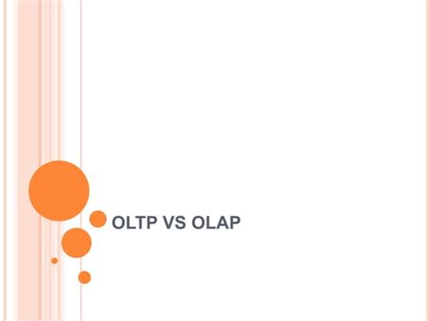 Oltp Vs Olap Ppt