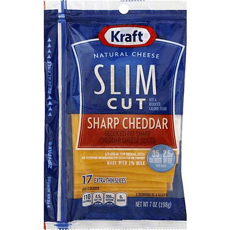 Kraft Cheddar Cheese Slices Nutrition - Bios Pics