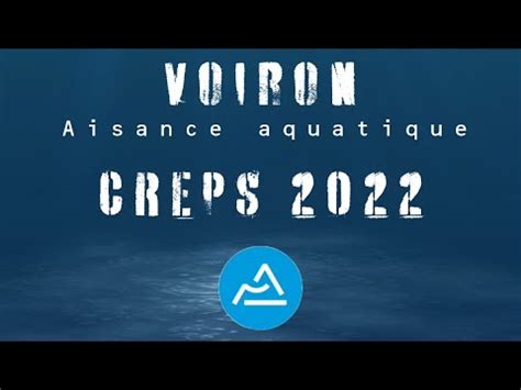 Stage D Aisance Aquatique Voiron Youtube