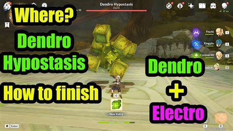 Place Of New Dendro Boss Dendro Hypostasis And How Do You Finish