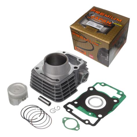 Kit Cilindro Pistão Junta Anel Moto Cg 125 2009 Até 2022 kmp no Shoptime