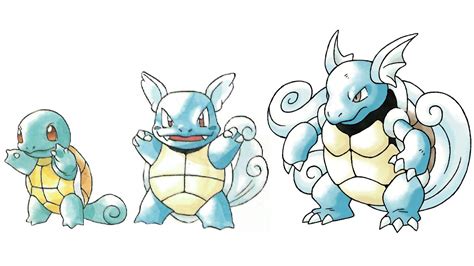 Blastoise Evolution Art