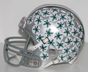 I Wanna Be: Ohio state football helmet stickers