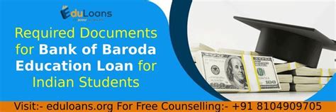 Required Documents For Bank Of Baroda Education Loan For Indian